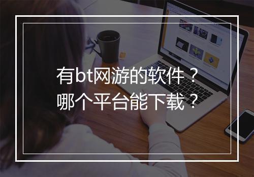 有bt网游的软件？哪个平台能下载？