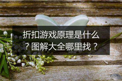 折扣游戏原理是什么？图解大全哪里找？