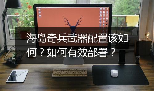 海岛奇兵武器配置该如何？如何有效部署？
