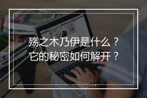 殇之木乃伊是什么?它的秘密如何解开?