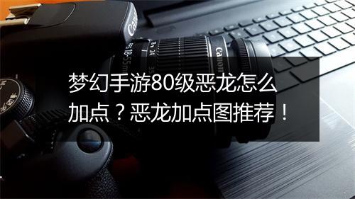 梦幻手游80级恶龙怎么加点？恶龙加点图推荐！