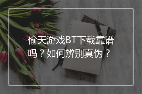 偷天游戏BT下载靠谱吗?如何辨别真伪?