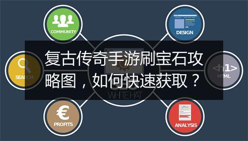 复古传奇手游刷宝石攻略图，如何快速获取？