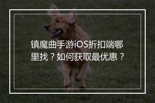 镇魔曲手游iOS折扣端哪里找？如何获取最优惠？