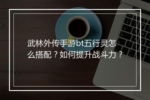 武林外传手游bt五行灵怎么搭配？如何提升战斗力？