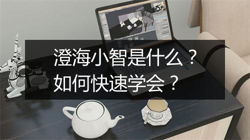 澄海小智是什么?如何快速学会?