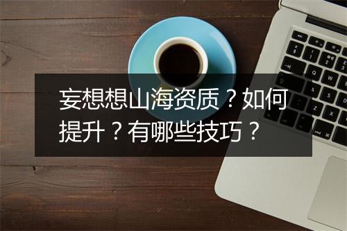 妄想想山海资质？如何提升？有哪些技巧？