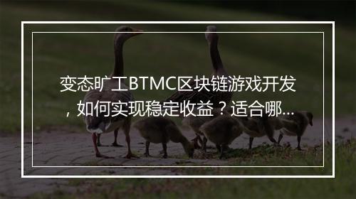 变态旷工BTMC区块链游戏开发，如何实现稳定收益？适合哪些玩家？