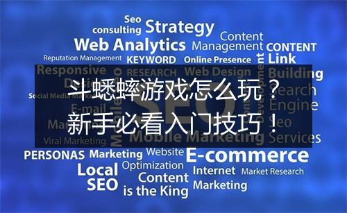 斗蟋蟀游戏怎么玩?新手必看入门技巧!