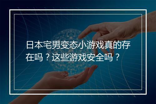 日本宅男变态小游戏真的存在吗？这些游戏安全吗？