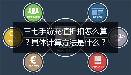 三七手游充值折扣怎么算？具体计算方法是什么？