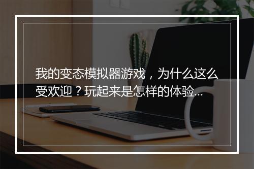 我的变态模拟器游戏，为什么这么受欢迎？玩起来是怎样的体验？