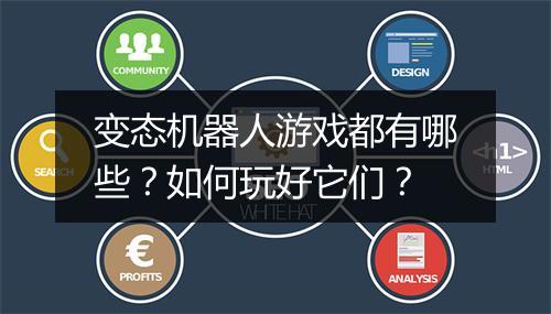 变态机器人游戏都有哪些?如何玩好它们?