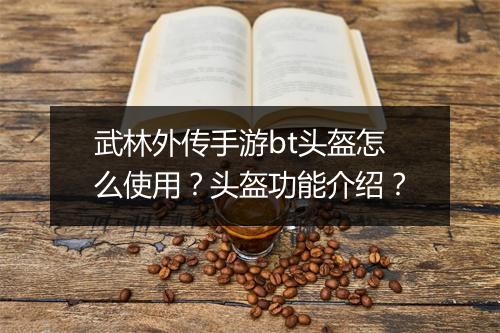 武林外传手游bt头盔怎么使用？头盔功能介绍？