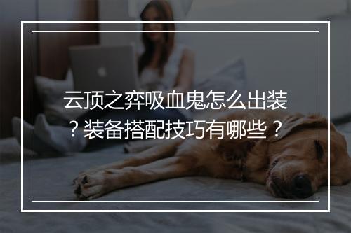 云顶之弈吸血鬼怎么出装？装备搭配技巧有哪些？