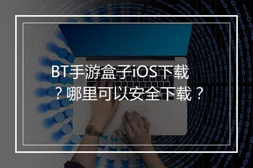 BT手游盒子iOS下载？哪里可以安全下载？