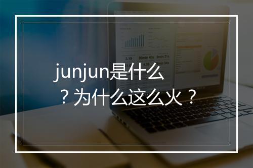 junjun是什么?为什么这么火?