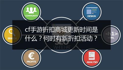 cf手游折扣商城更新时间是什么?何时有新折扣活动?