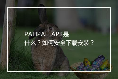 PALIPALI.APK是什么？如何安全下载安装？