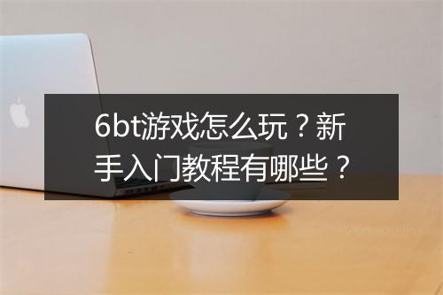 6bt游戏怎么玩?新手入门教程有哪些?