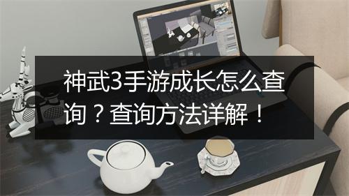 神武3手游成长怎么查询？查询方法详解！