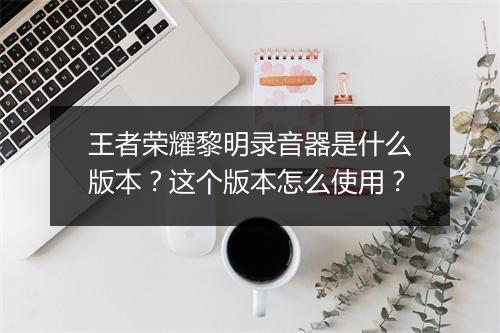 王者荣耀黎明录音器是什么版本？这个版本怎么使用？