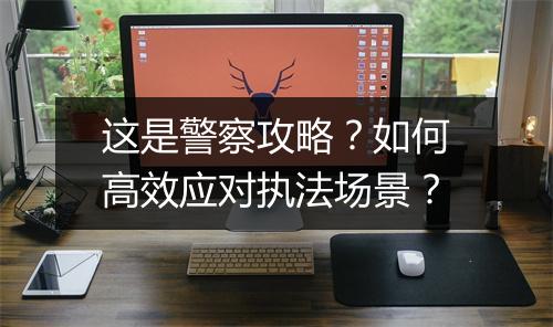 这是警察攻略?如何高效应对执法场景?