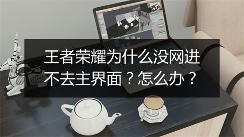 王者荣耀为什么没网进不去主界面？怎么办？