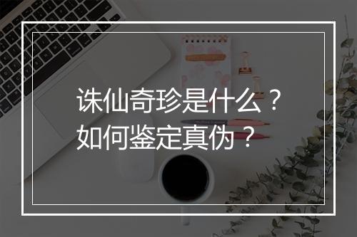 诛仙奇珍是什么？如何鉴定真伪？
