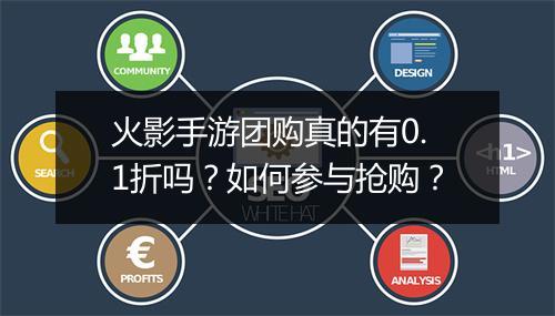 火影手游团购真的有0.1折吗?如何参与抢购?