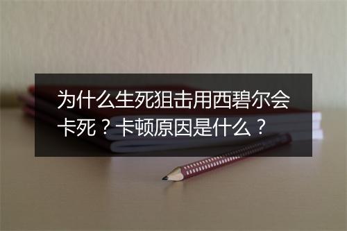 为什么生死狙击用西碧尔会卡死？卡顿原因是什么？