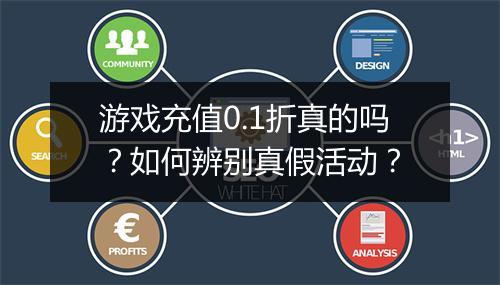 游戏充值0.1折真的吗？如何辨别真假活动？