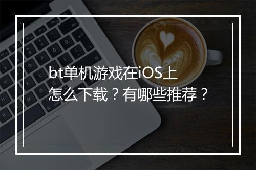 bt单机游戏在iOS上怎么下载?有哪些推荐?