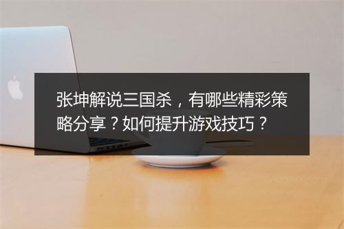 张坤解说三国杀,有哪些精彩策略分享?如何提升游戏技巧?