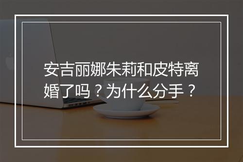 安吉丽娜朱莉和皮特离婚了吗?为什么分手?
