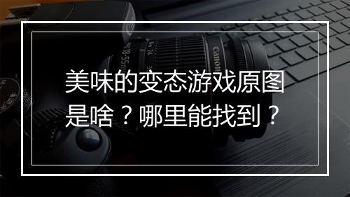 美味的变态游戏原图是啥?哪里能找到?
