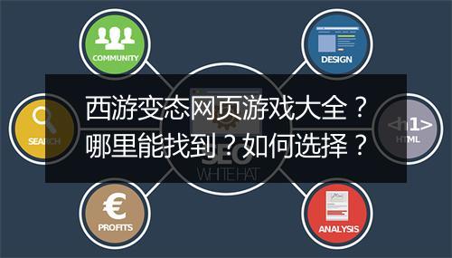 西游变态网页游戏大全?哪里能找到?如何选择?