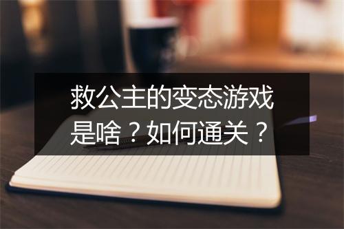 救公主的变态游戏是啥?如何通关?