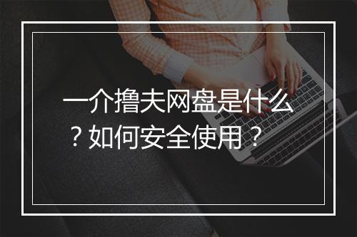 一介撸夫网盘是什么?如何安全使用?