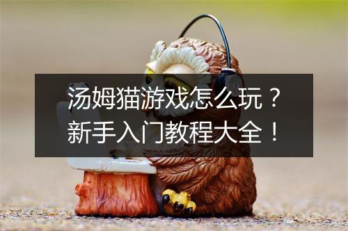 汤姆猫游戏怎么玩?新手入门教程大全!