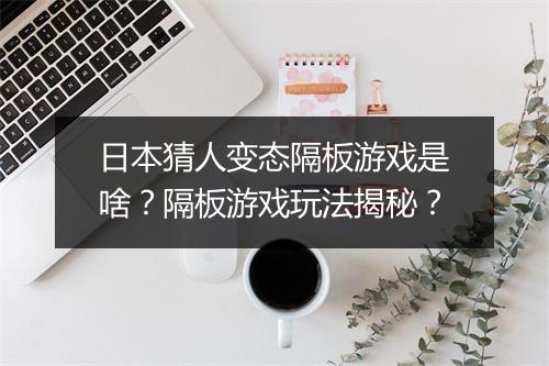 日本猜人变态隔板游戏是啥？隔板游戏玩法揭秘？
