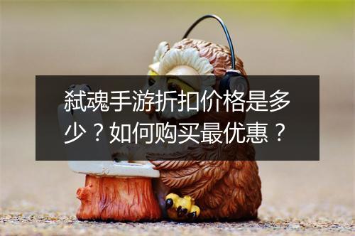 弑魂手游折扣价格是多少？如何购买最优惠？