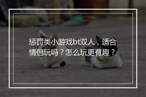 惩罚类小游戏bt双人，适合情侣玩吗？怎么玩更有趣？