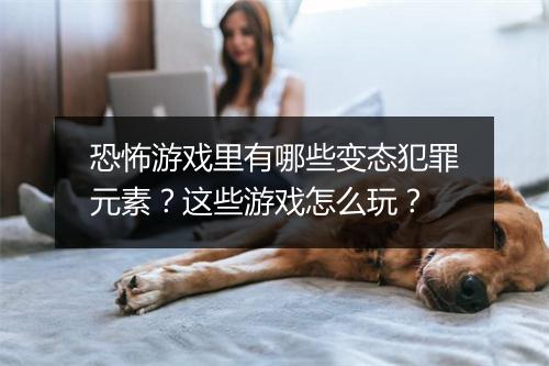 恐怖游戏里有哪些变态犯罪元素？这些游戏怎么玩？