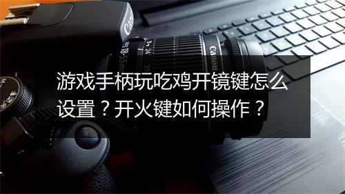 游戏手柄玩吃鸡开镜键怎么设置？开火键如何操作？