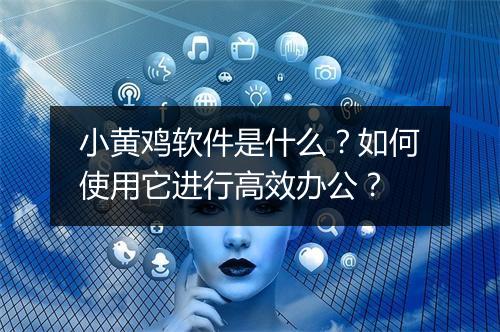小黄鸡软件是什么?如何使用它进行高效办公?