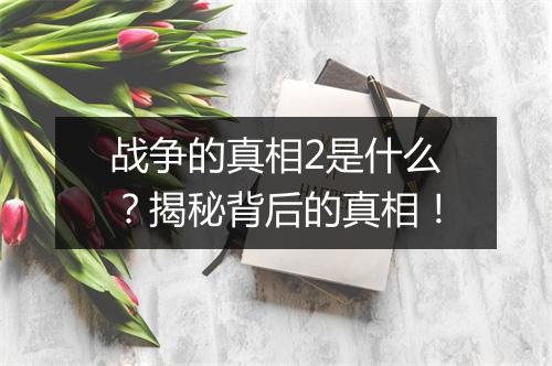战争的真相2是什么？揭秘背后的真相！