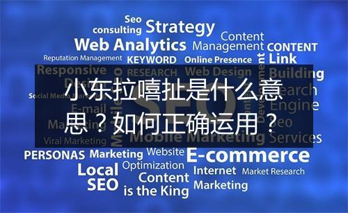 小东拉嘻扯是什么意思？如何正确运用？