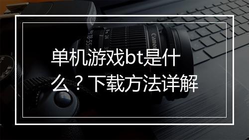单机游戏bt是什么？下载方法详解