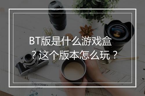 BT版是什么游戏盒？这个版本怎么玩？